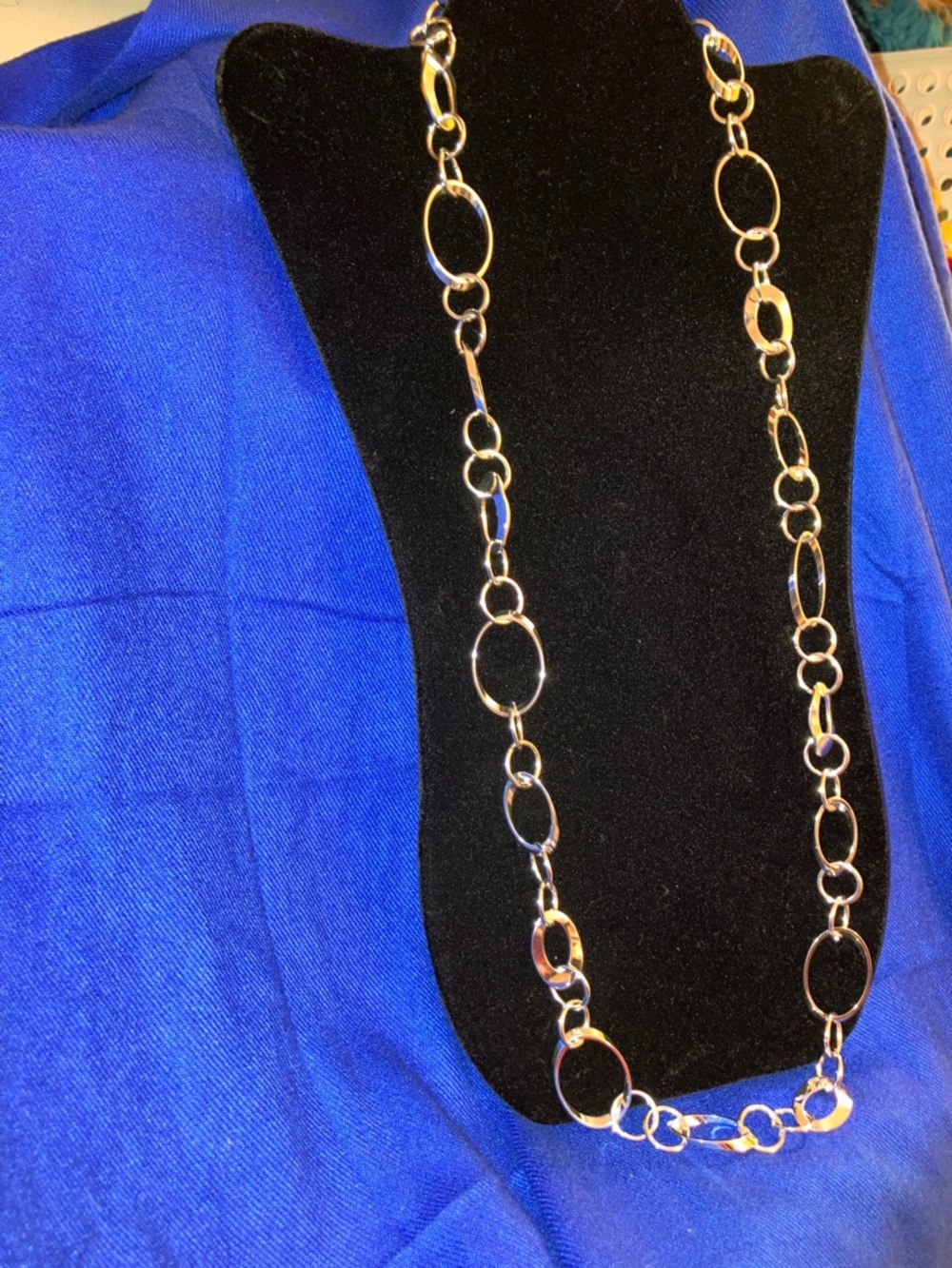 J. Jill Sulver-Tone Long Link Necklace